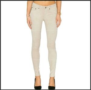 NWT Rag and Bone Stone Suede Jeans NWT size 32